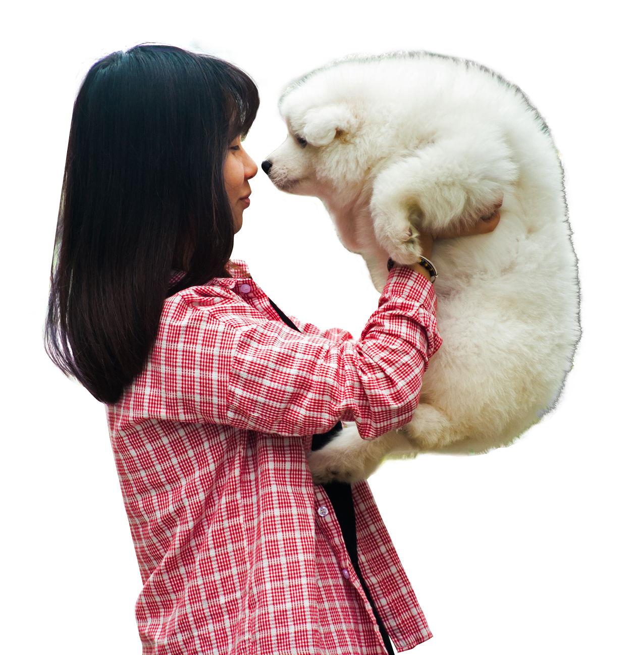 Person with dog